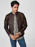 Selected GIACCA IN PELLE, Chocolate Brown, highres - 16063304_ChocolateBrown_003.jpg