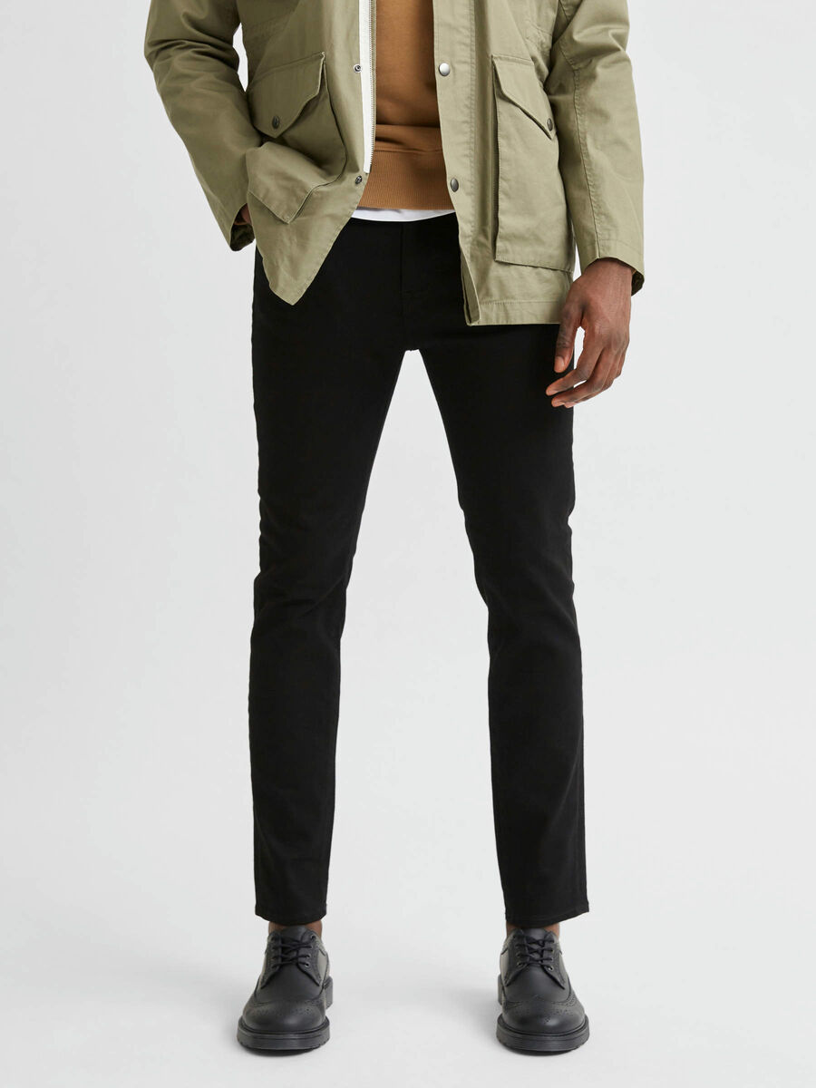 Selected 4001 – KOMFORTSTRETCH SCHWARZ SKINNY FIT JEANS, Black Denim, highres - 16075637_BlackDenim_003.jpg