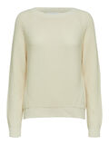 Selected RELAXED FIT STRIKKET PULLOVER, Birch, highres - 16077846_Birch_001.jpg