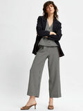 Selected CHECKED CROPPED TROUSERS, Black, highres - 16079607_Black_008.jpg