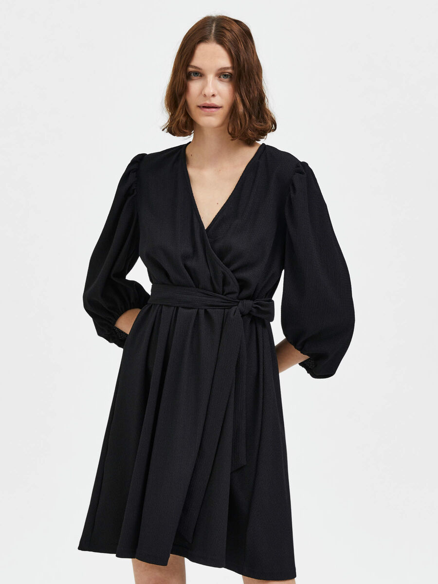 Selected CÔTELÉ ROBE, Black, highres - 16086163_Black_003.jpg