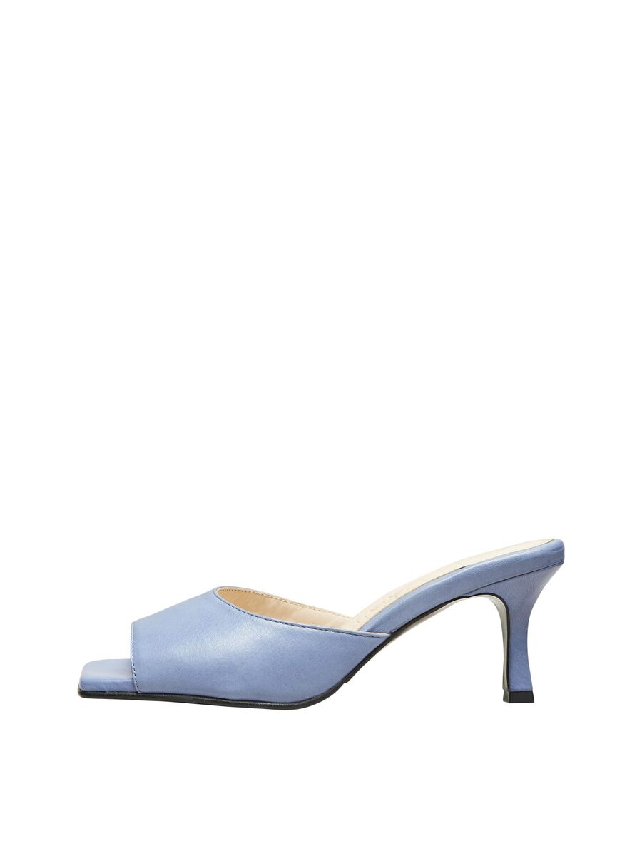 Selected SQUARE TOE LEATHER SANDALS, Arctic Ice, highres - 16078803_ArcticIce_001.jpg