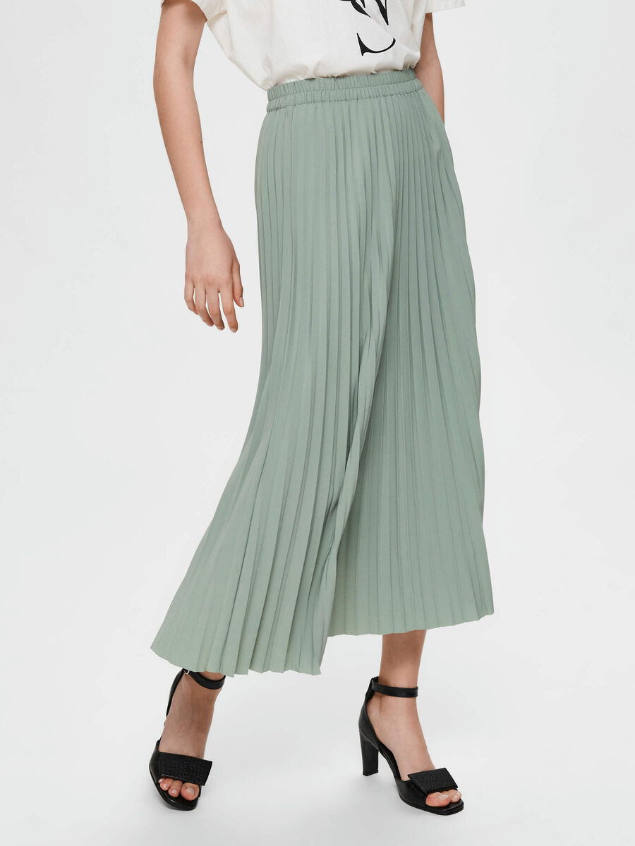 Selected PLEATED - MIDI SKIRT, Lily Pad, highres - 16066150_LilyPad_003.jpg
