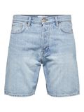 Selected 444 ORGANIC COTTON STONE WASH DENIM SHORTS, Light Blue Denim, highres - 16078849_LightBlueDenim_001.jpg