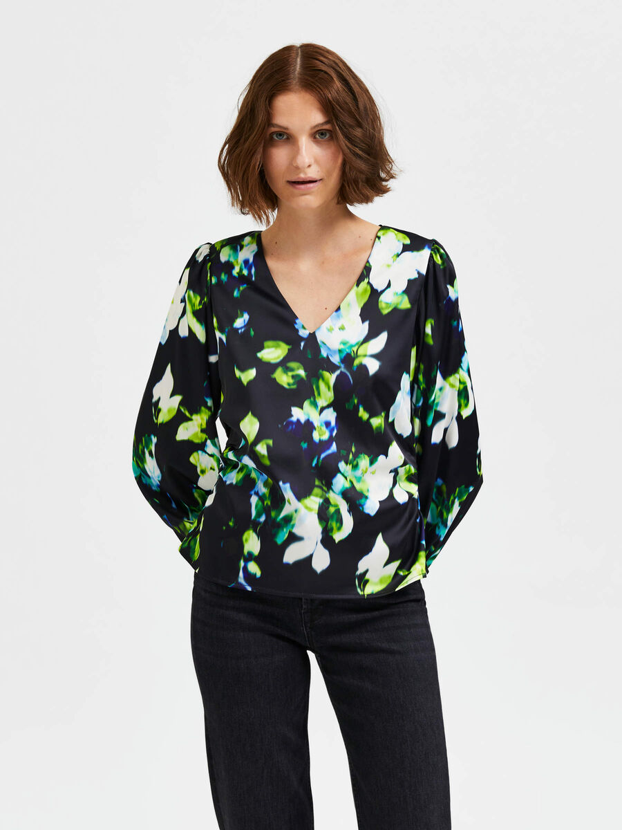 Selected FLORAL TOP, Black, highres - 16087679_Black_985383_003.jpg