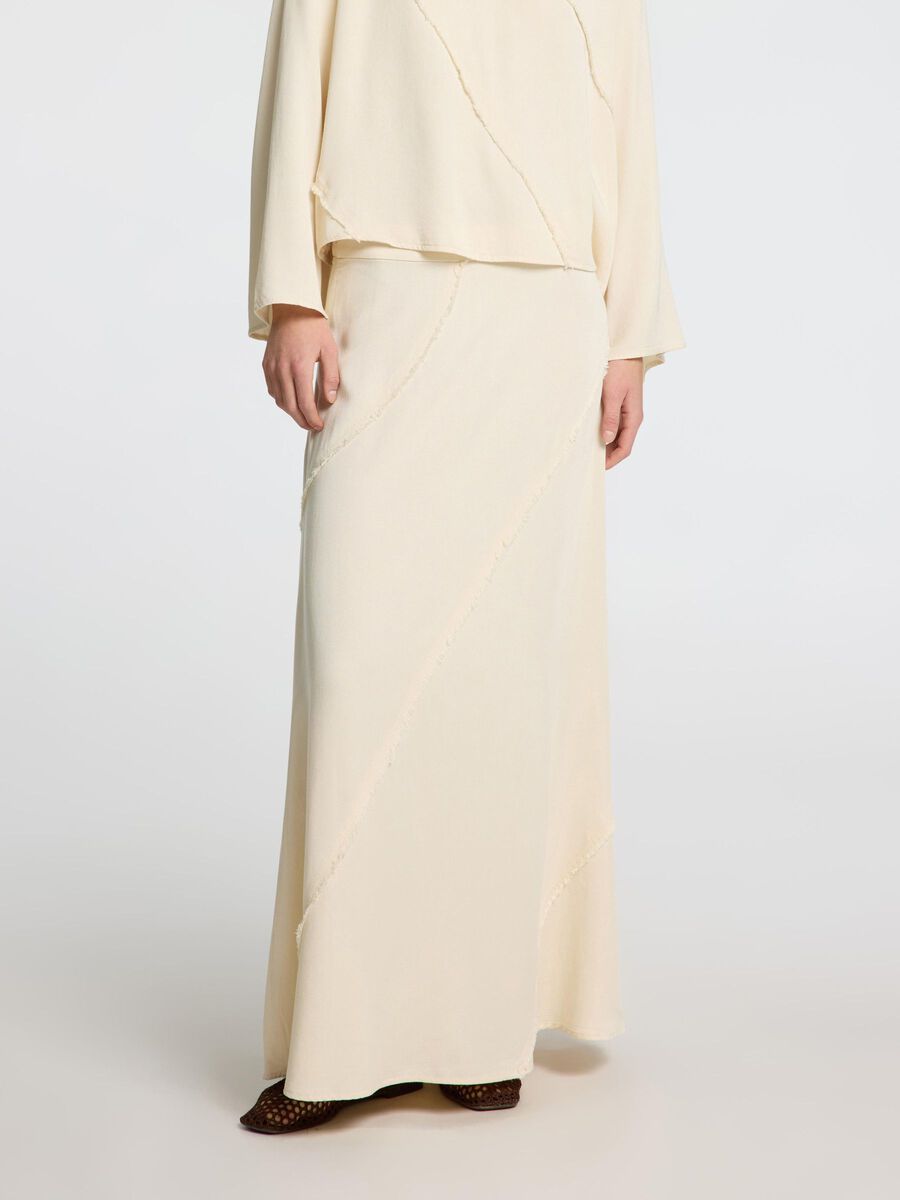 Selected VISCOSE BLEND MAXI SKIRT, Birch, highres - 16096790_Birch_003.jpg