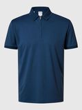 Selected ZIPPER POLO SHIRT, Oceana, highres - 16079026_Oceana_001.jpg