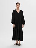 Selected BELTED MAXI DRESS, Black, highres - 16095449_Black_005.jpg