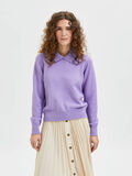 Selected MANCHES LONGUES PULL EN MAILLE, Violet Tulip, highres - 16083797_VioletTulip_003.jpg