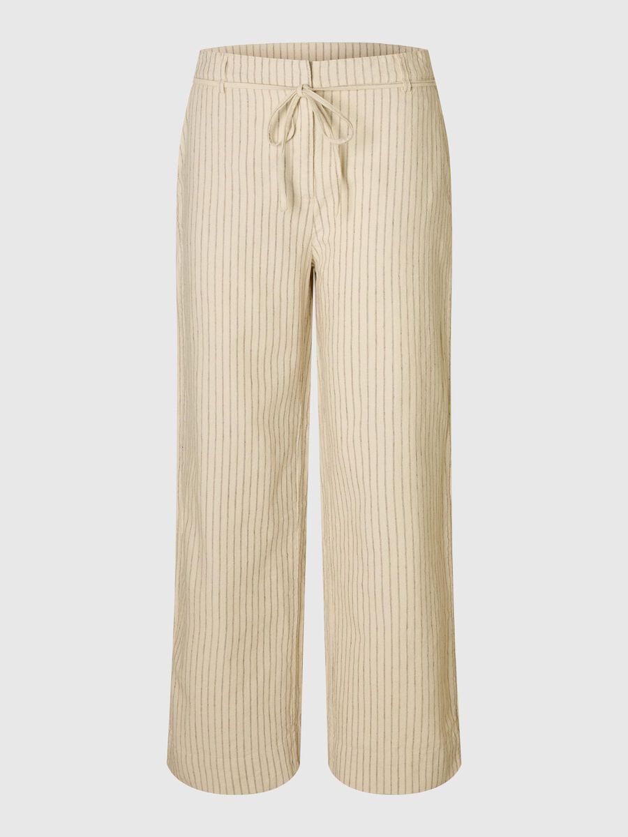 Selected HEMP BLEND WIDE-LEG TROUSERS, Birch, highres - 16097742_Birch_1184598_001.jpg