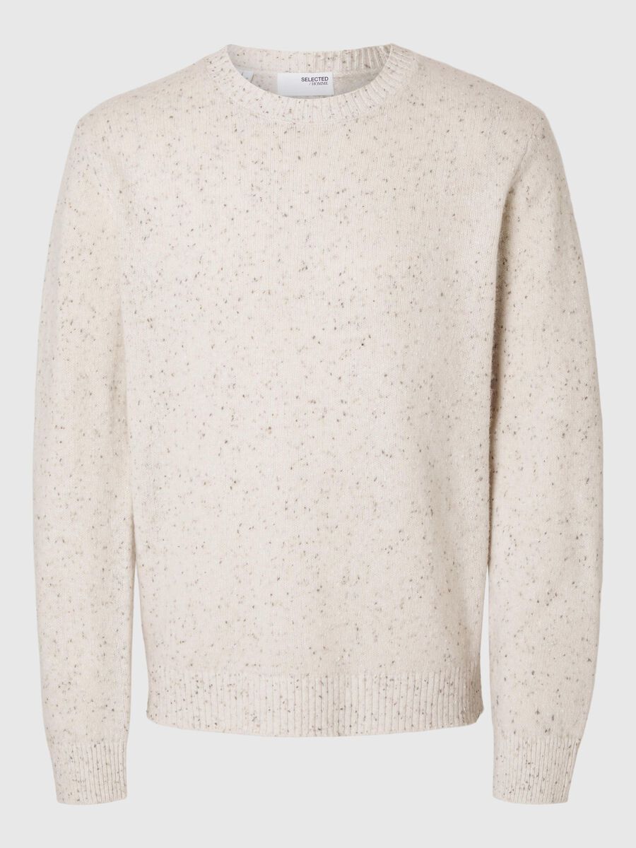 Selected WOOL BLEND JUMPER, Tofu, highres - 16094644_Tofu_1121406_001.jpg