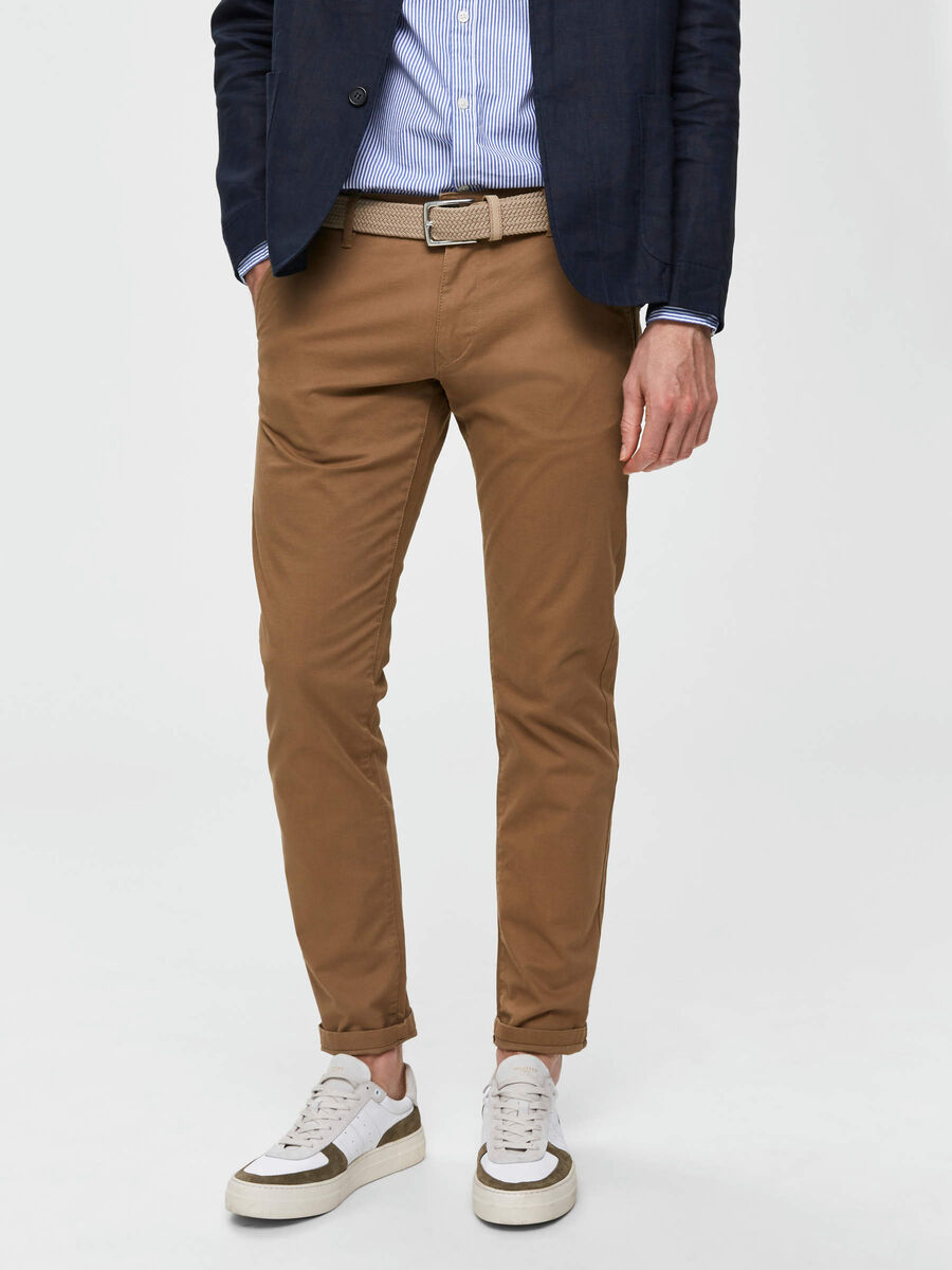 Selected SLHPARIS REGULAR FIT - CHINO, Camel, highres - 16048118_Camel_003.jpg