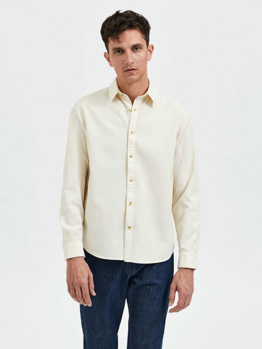 Selected PRENDA DE ESTILO INFORMAL CAMISA, Cloud Cream, highres - 16085799_CloudCream_003.jpg