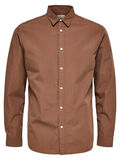 Selected SLIM FIT - SHIRT, Cocoa Brown, highres - 16058644_CocoaBrown_001.jpg