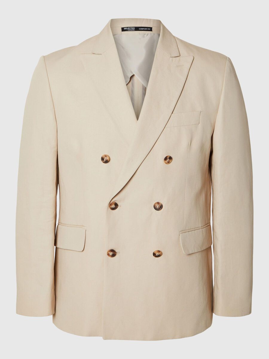 Double Breasted Blazer - Selected - Modalova