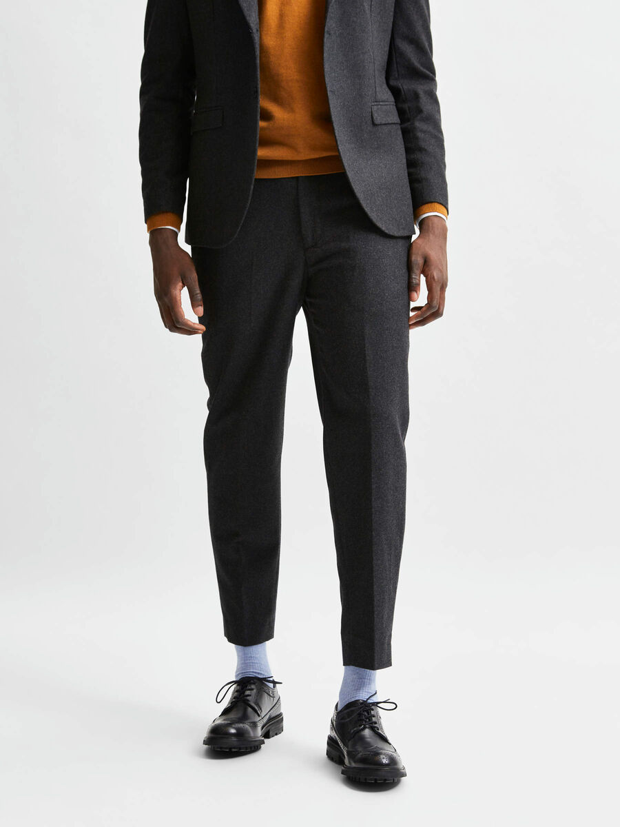 Selected TAPERED TROUSERS, Antracit, highres - 16082632_Antracit_003.jpg