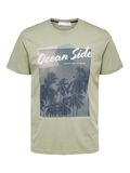 Selected ORGANIC COTTON STATEMENT PRINT T-SHIRT, Tea, highres - 16079045_Tea_868702_001.jpg