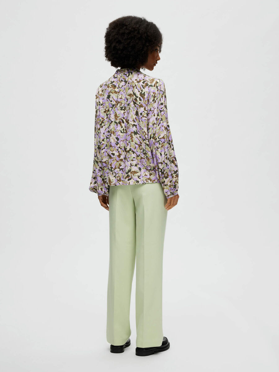 Selected GEBLOEMD SHIRT MET LANGE MOUWEN, Sandshell, highres - 16088076_Sandshell_992154_004.jpg