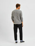 Selected LIGHT COTTON-LINEN KNITTED JUMPER, Bering Sea, highres - 16079118_BeringSea_857693_004.jpg