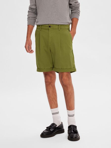 Selected CLASSIC CHINO SHORTS, Olive Branch, highres - 16087639_OliveBranch_003.jpg