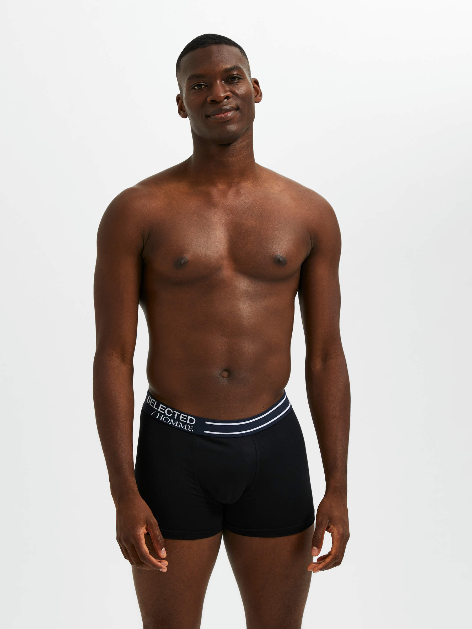 3 PACK BOXER SHORTS Blue SELECTED HOMME