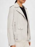 Selected OVERSIZED LEATHER JACKET, Feather Gray, highres - 16063204_FeatherGray_006.jpg