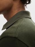 Selected ZIPPER POLO SHIRT, Forest Night, highres - 16079026_ForestNight_006.jpg