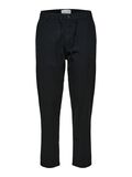 Selected CORTE SLIM PANTALONES DE CORTE TAPERED, Black, highres - 16087636_Black_001.jpg