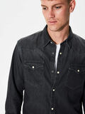 Selected SLIM FIT - SHIRT, Grey Denim, highres - 16057180_GreyDenim_008.jpg