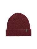 Selected MIXED - BEANIE, Burgundy, highres - 16064072_Burgundy_706241_001.jpg