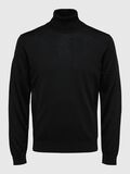 Selected SLIM FIT TURTLENECK, Black, highres - 16084840_Black_001.jpg