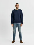 Selected ACABADO DESTEÑIDO JEANS SLIM FIT, Light Blue Denim, highres - 16080588_LightBlueDenim_005.jpg