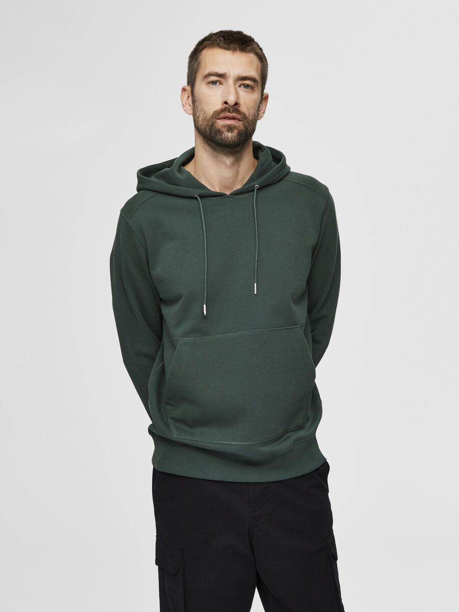 Selected CLASSIC HOODIE, Sycamore, highres - 16077368_Sycamore_003.jpg