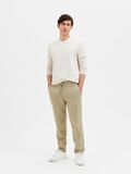 Selected SLIM FIT TAPERED TROUSERS, Olive Branch, highres - 16087636_OliveBranch_983084_005.jpg