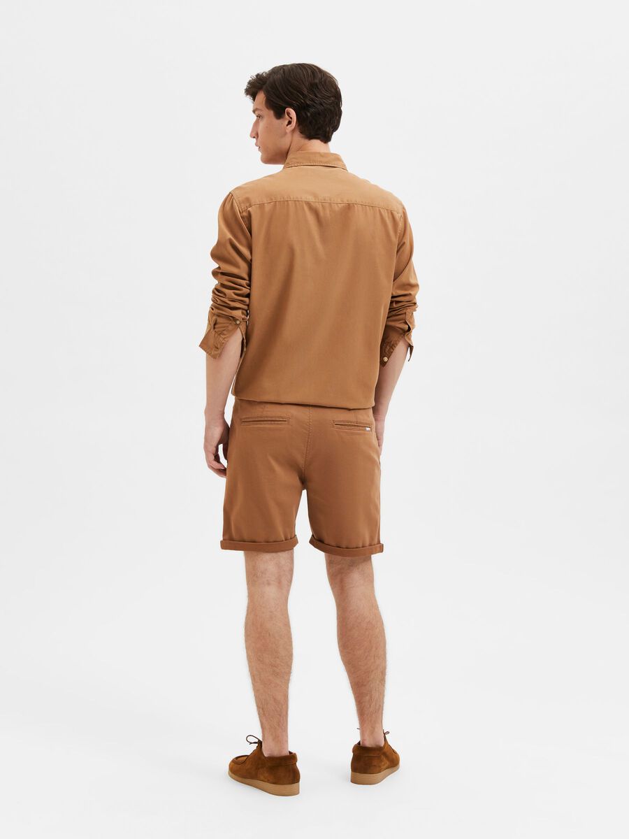 Selected CLASSIC CHINO SHORTS, Toasted Coconut, highres - 16087639_ToastedCoconut_004.jpg