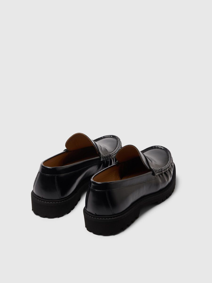 Selected LEATHER LOAFERS, Black, highres - 16094728_Black_005.jpg
