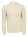 Selected ZOPFSTRICK STRICKPULLOVER, Oatmeal, highres - 16086686_Oatmeal_001.jpg