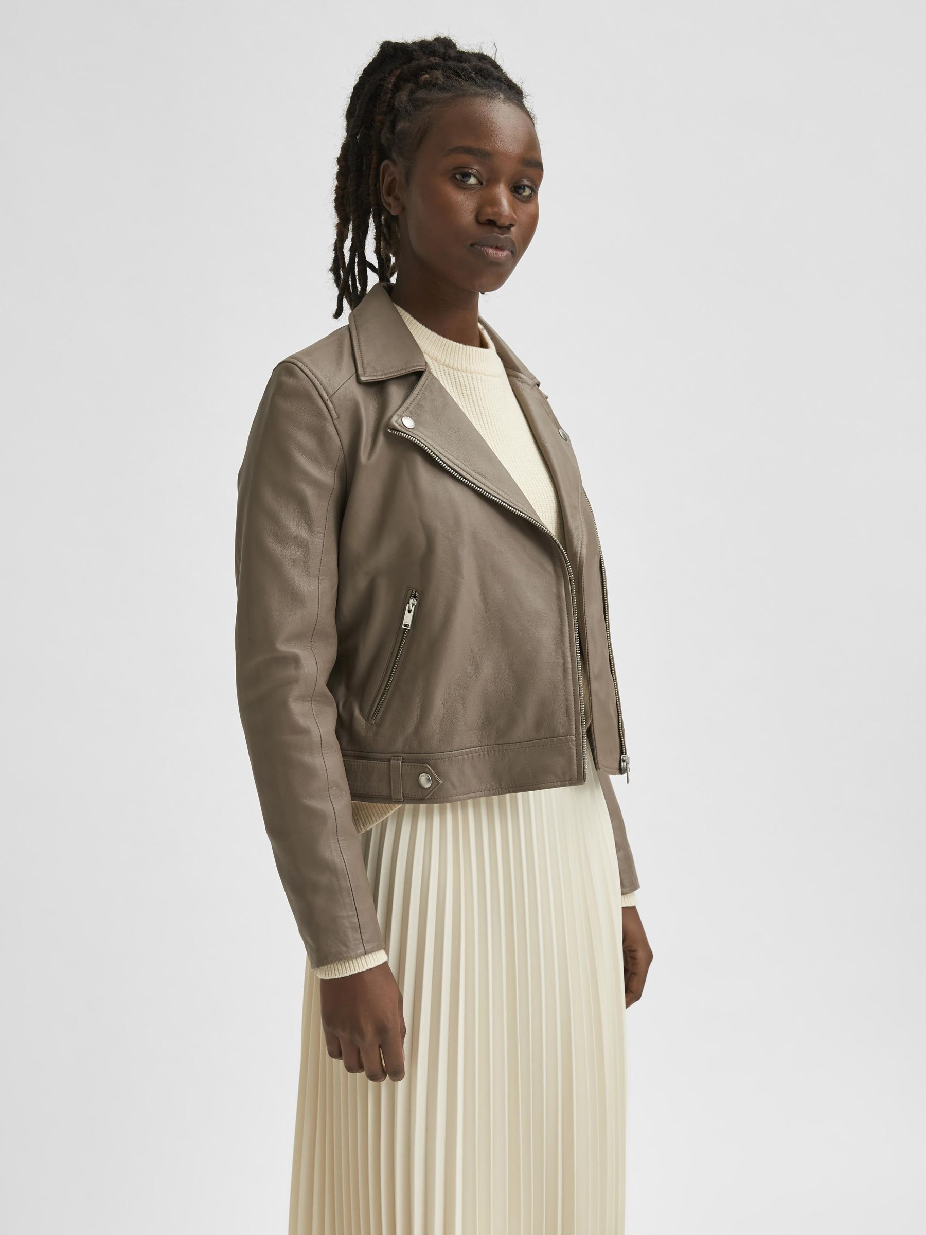 gracella leather jacket