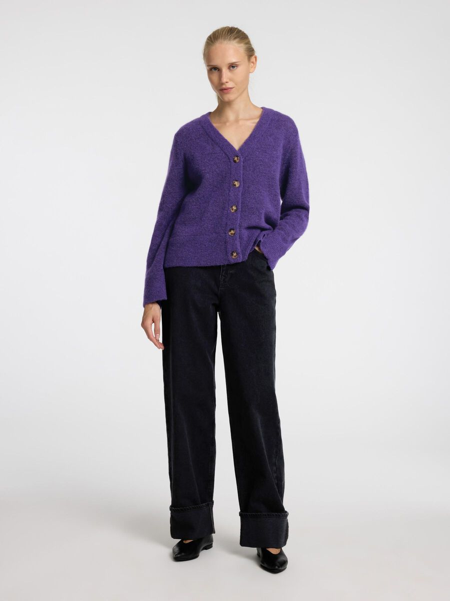 Selected LOOSE FIT WOOL BLEND CARDIGAN, Liberty, highres - 16094280_Liberty_1113655_005.jpg