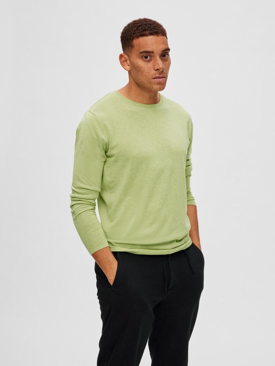 Selected LONG-SLEEVED PULLOVER, Lint, highres - 16079774_Lint_853600_003.jpg