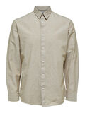 Selected LONG SLEEVED SHIRT, Kelp, highres - 16078867_Kelp_001.jpg