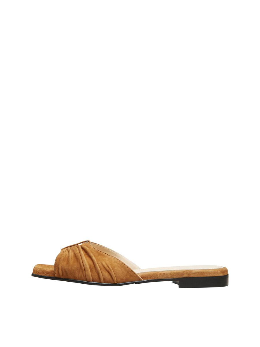 Selected HANDMADE GOAT SUEDE SANDALS, Sudan Brown, highres - 16078813_SudanBrown_001.jpg