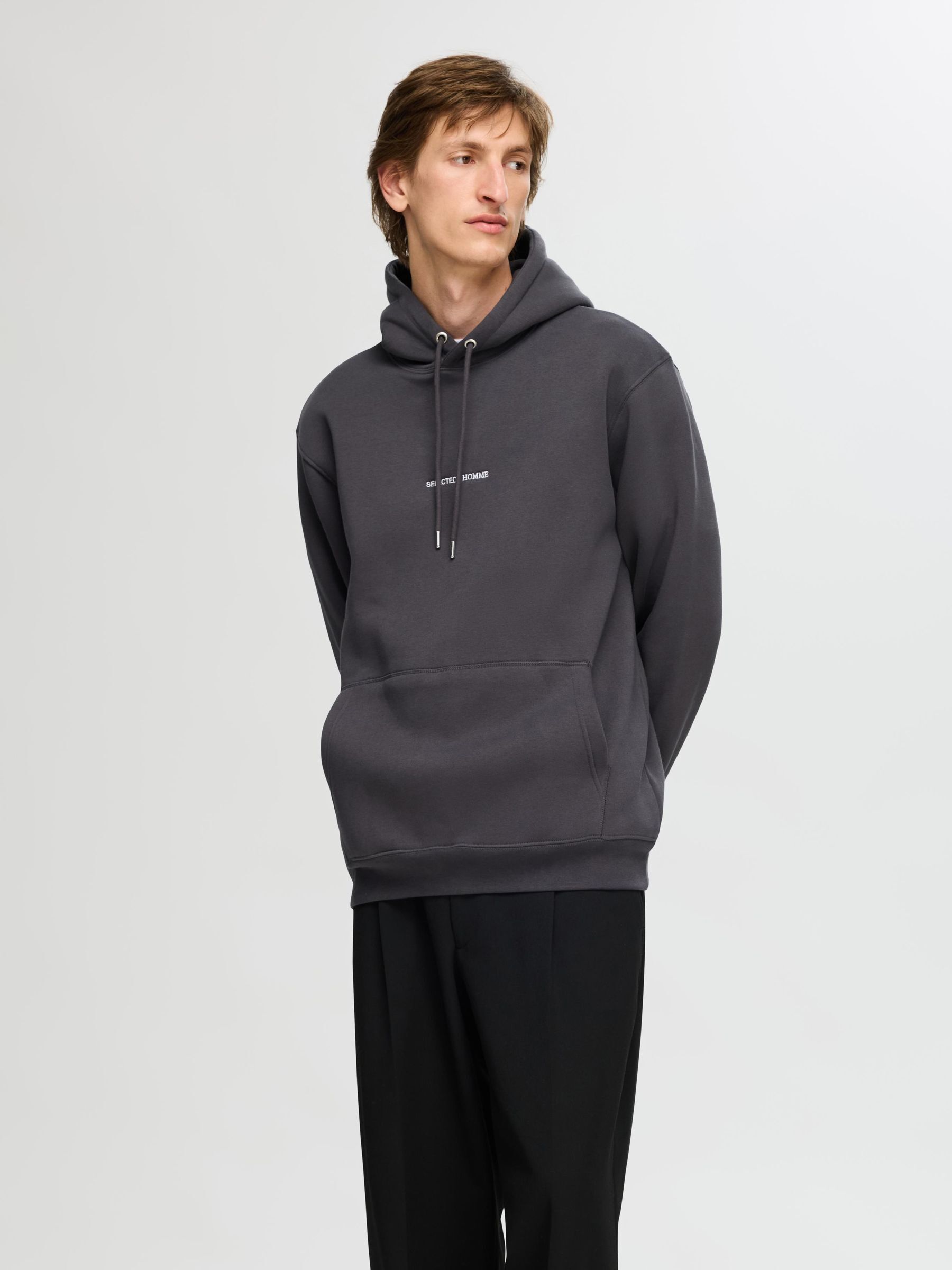 Hoodie long homme online