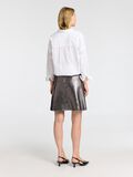 Selected METALLIC LEATHER MINI SKIRT, Silver, highres - 16093391_Silver_1163291_004.jpg