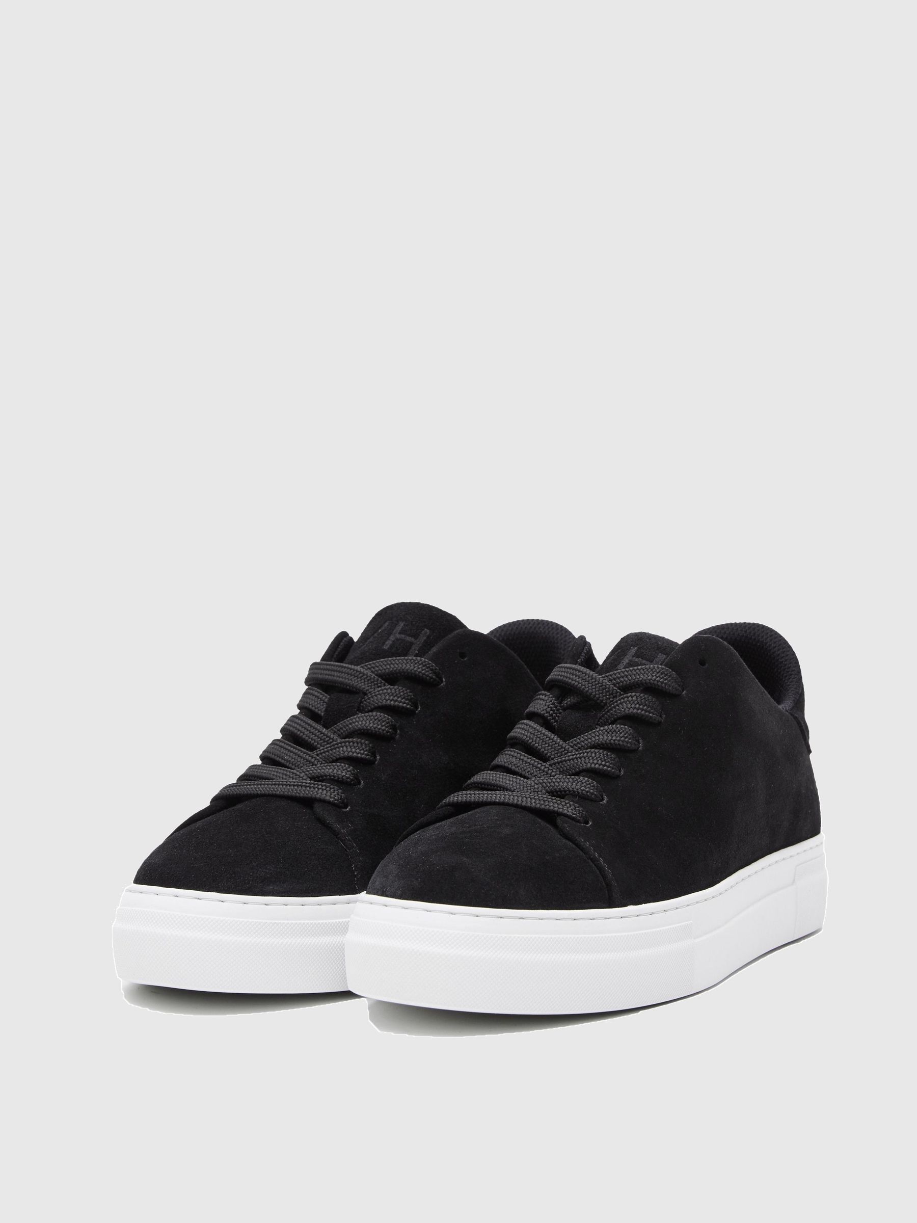 CHUNKY SUEDE TRAINERS Black SELECTED HOMME