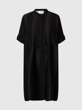 Selected OVERSIZED SATIN MINI DRESS, Black, highres - 16068194_Black_001.jpg