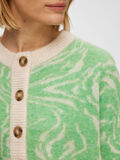 Selected PRINTED KNITTED CARDIGAN, Absinthe Green, highres - 16089158_AbsintheGreen_1015522_006.jpg