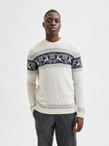 Selected CREWNECK CHRISTMAS JUMPER, White, highres - 16081552_White_895789_003.jpg