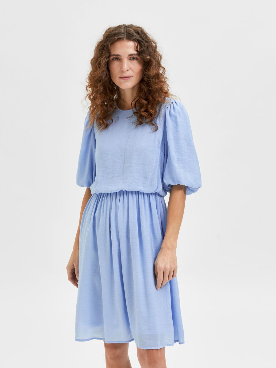 Selected MANCHES COURTES PETITE MINI-ROBE, Blue Bell, highres - 16085413_BlueBell_003.jpg