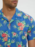 Selected TROPIC PRINT SHIRT, Bright Cobalt, highres - 16084700_BrightCobalt_932005_006.jpg